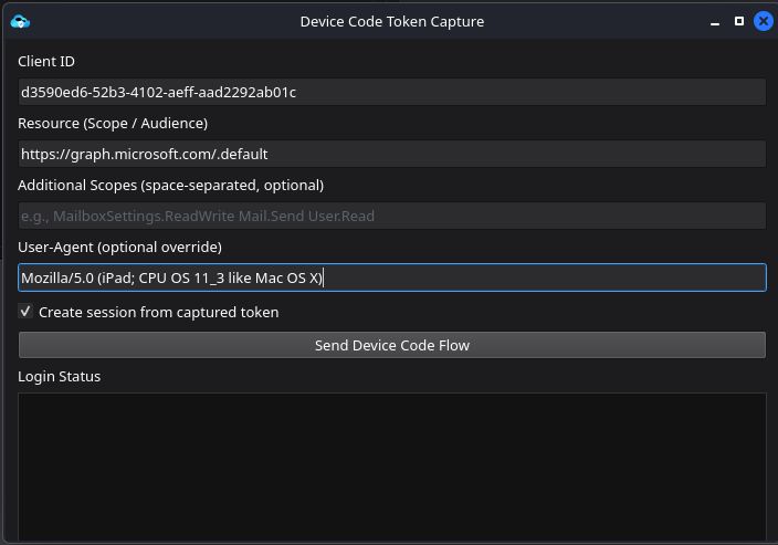 Device code flow