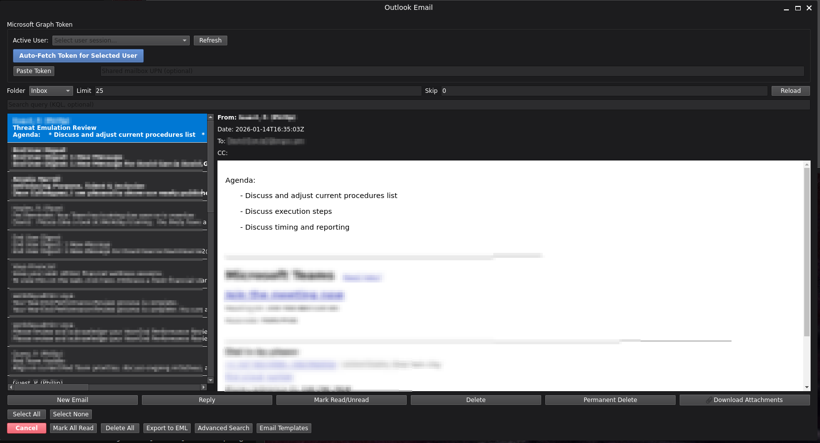 ANIMO Outlook module